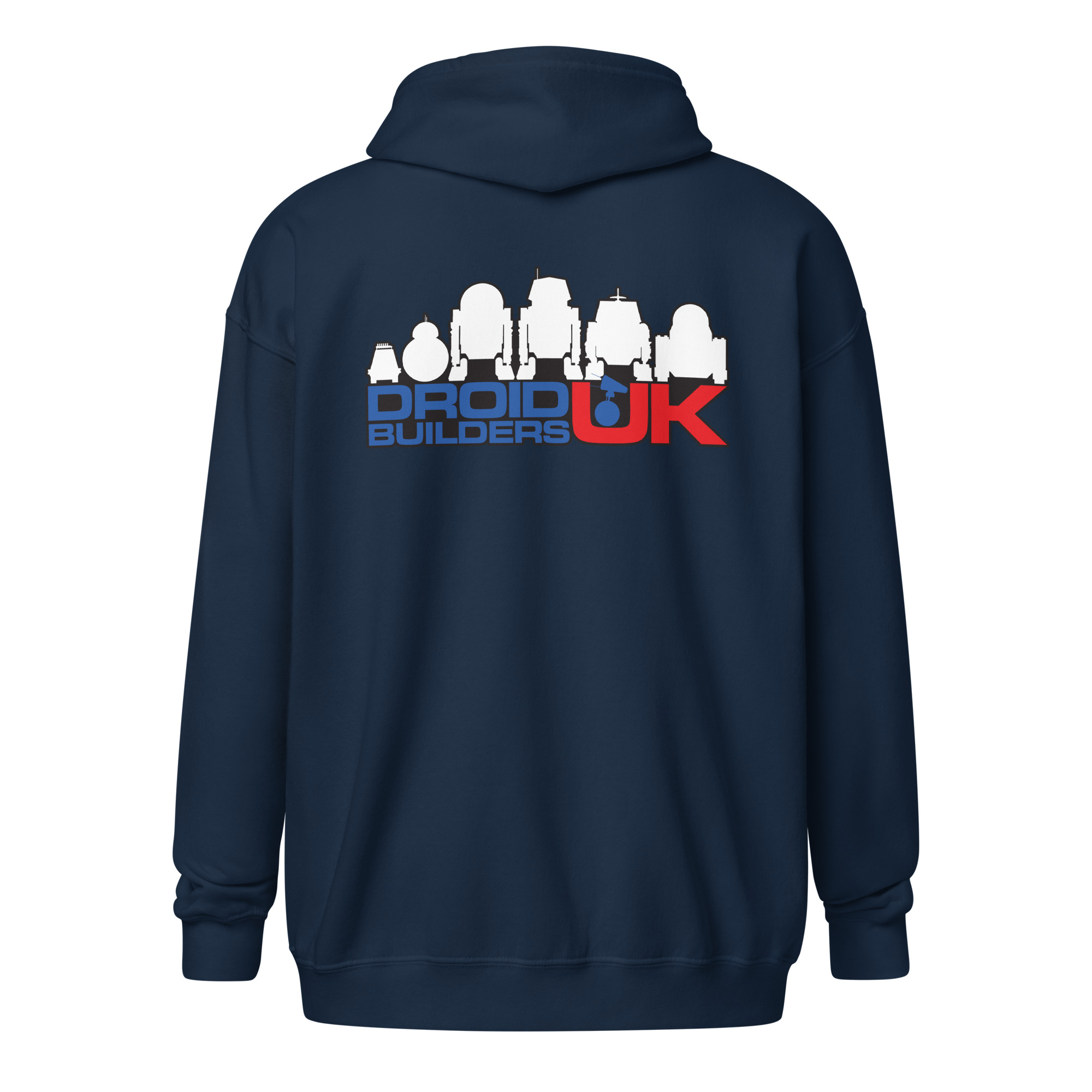 Droidbuilders UK Unisex heavy blend zip hoodie - Image 2